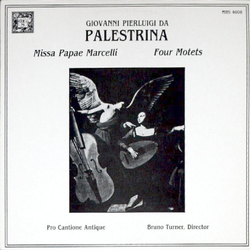 Giovanni Pierluigi da Palestrina / Pro Cantione Antiqua / Bruno Turner Missa Papae Marcelli / Four Motets Vinyl LP USED
