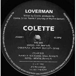 Colette Meury Loverman USED VINYL 12INCH 45 RPM