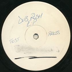 DJ Dub Rush Untitled USED VINYL 12INCH 33 S RPM WHITE LABEL