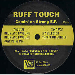 Ruff Touch Comin' On Strong E.P. USED VINYL 12INCH 33 S RPM EP PROMO