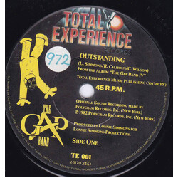 The Gap Band Outstanding USED VINYL 7INCH 45 RPM STEREO