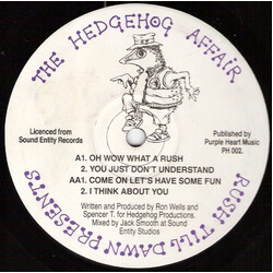 Hedgehog Affair Rush Till Dawn Presents The Hedgehog Affair USED VINYL 12INCH 45 RPM