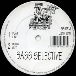 Bass Selective Flat Line / Blow Out USED VINYL 12INCH 33 S RPM