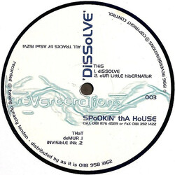 Spook In The House Dissolve USED VINYL 12INCH