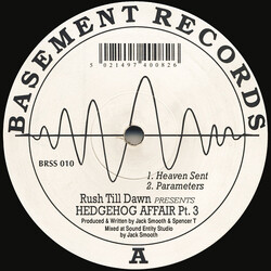 Hedgehog Affair Rush Till Dawn Presents Hedgehog Affair Pt. 3 USED VINYL 12INCH 33 S RPM