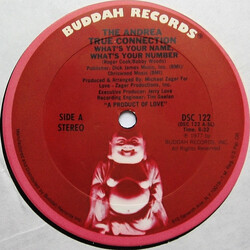 Andrea True Connection What's Your Name, What's Your Number USED VINYL 12INCH SINGLE 33 S RPM