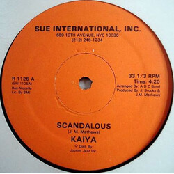 Kaiya (2) Scandalous USED VINYL 12INCH 33 S RPM