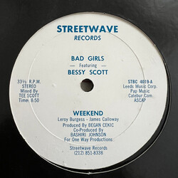 Bad Girls / Bessy Scott Weekend USED VINYL 12INCH