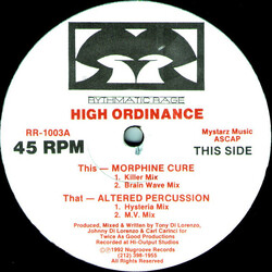 High Ordinance Altered Percussion USED VINYL 12INCH 45 RPM