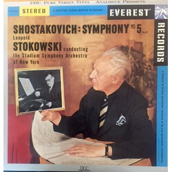 Dmitri Shostakovich / Leopold Stokowski / The Stadium Symphony Orchestra Of New York Symphony No. 5, Op. 47 Vinyl LP USED