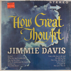 Jimmie Davis How Great Thou Art Vinyl LP USED