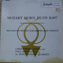 Christopher Leuba / Paul Binstock / Lenox String Quartet / Wolfgang Amadeus Mozart / Ludwig van Beethoven Mozart Horn Duos K487 / Beethoven Sextet For
