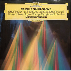 Camille Saint-Saëns / Gaston Litaize / The Chicago Symphony Orchestra / Daniel Barenboim Symphony No.3 "Organ" · „Orgel-Symphonie“ Vinyl LP USED