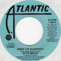 Bette Midler Under The Boardwalk USED VINYL 7INCH PROMO
