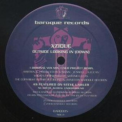 Xzique Outside Looking In (Down) USED VINYL 12INCH 33 S RPM
