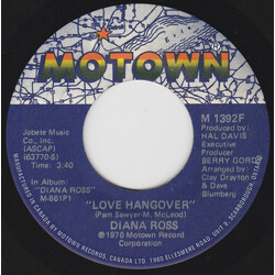 Diana Ross Love Hangover USED VINYL 7INCH 45 RPM SINGLE