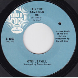 Otis Leavill It's The Same Old Me / Let Me Live USED VINYL 7INCH 45 RPM SINGLE STYRENE