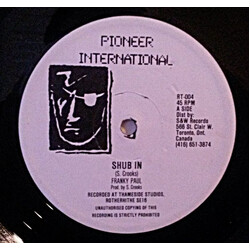 Frankie Paul Shub In USED VINYL 12INCH