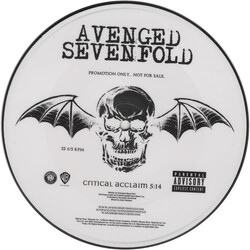 Avenged Sevenfold Critical Acclaim USED VINYL 7INCH PICTURE DISC SINGLE PROMO 33 S RPM