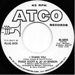 Peggy Scott & Jo Jo Benson I Thank You / Spreadin' Love USED VINYL 7INCH 45 RPM PROMO