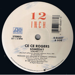 Ce Ce Rogers Someday USED VINYL 12INCH 33 S RPM REPRESS