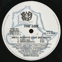 The Lox We'll Always Love Big Poppa USED VINYL 12INCH PROMO 33 S RPM