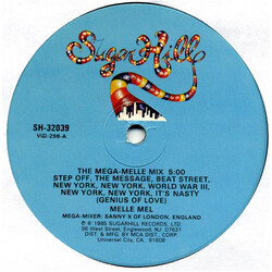 Melle Mel The Mega-Melle Mix USED VINYL 12INCH 33 S RPM PARTIALLY MIXED