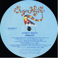 Various Street Beats 6 Cut EP USED VINYL 12INCH 33 S RPM EP COMPILATION SAMPLER