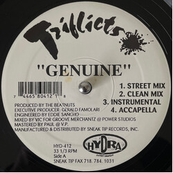 Triflicts Genuine USED VINYL 12INCH 33 S RPM