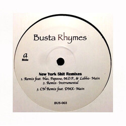 Busta Rhymes New York Shit Remixes USED VINYL 12INCH