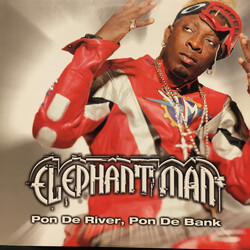 Elephant Man Pon De River, Pon De Bank / All Out USED VINYL 12INCH 45 RPM MAXI-SINGLE