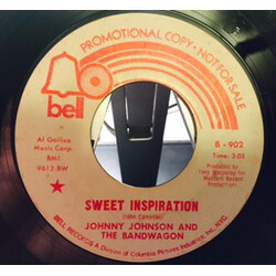 Johnny Johnson And The Bandwagon Sweet Inspiration / Pride Comes Before A Fall USED VINYL 7INCH 45 RPM SINGLE PROMO