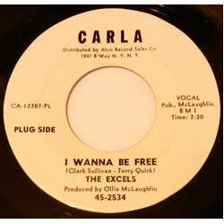 The Excels (2) I Wanna Be Free / Too Much Too Soon USED VINYL 7INCH SINGLE 45 RPM PROMO