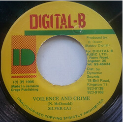 Silver Cat (2) Violence And Crime USED VINYL 7INCH 45 RPM