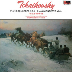 Pyotr Ilyich Tchaikovsky / Philip Fowke / London Philharmonic Orchestra / Wilfried Boettcher Piano Concerto No.1/Piano Concerto No.3 Vinyl LP USED