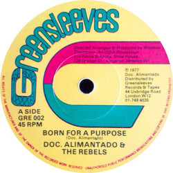 Dr. Alimantado / The Rebels (3) Born For A Purpose USED VINYL 7INCH 45 RPM