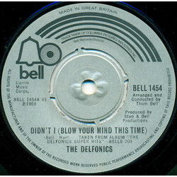 The Delfonics Didn't I (Blow Your Mind This Time) / Down Is Up, Up Is Down USED VINYL 7INCH 45 RPM SINGLE REISSUE