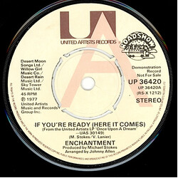 Enchantment If You're Ready (Here It Comes) USED VINYL 7INCH 45 RPM PROMO