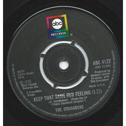 The Crusaders Keep That Same Old Feeling USED VINYL 7INCH 45 RPM SINGLE