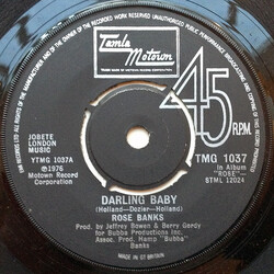 Rose Banks Darling Baby USED VINYL 7INCH 45 RPM SINGLE
