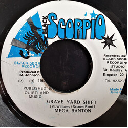 Mega Banton Grave Yard Shift USED VINYL 7INCH 45 RPM