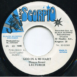 Lecturer God In A Mi Heart USED VINYL 7INCH 45 RPM