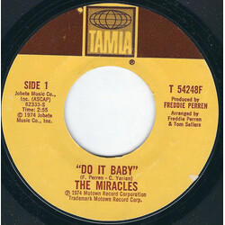The Miracles Do It Baby / I Wanna Be With You USED VINYL 7INCH 45 RPM SINGLE STYRENE