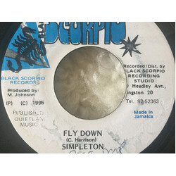 Simpleton Fly Down USED VINYL 7INCH 45 RPM