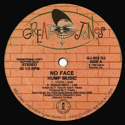 No Face (5) Hump Music USED VINYL 12INCH PROMO