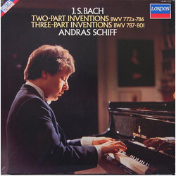 Johann Sebastian Bach / András Schiff Two-Part Inventions - Three-Part Inventions Vinyl LP USED