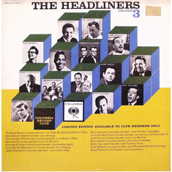 Various The Headliners, Volume 3 Vinyl LP USED