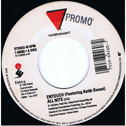 Entouch (2) / Keith Sweat All Nite USED VINYL 7INCH 45 RPM