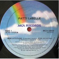 Patti LaBelle / Harold Faltermeyer New Attitude / Axel F USED VINYL 12INCH 33 S RPM