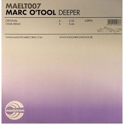 Marc O'Tool Deeper USED VINYL 12INCH 45 RPM